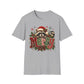 Merry Christmas Raccoon Graphic T-Shirt