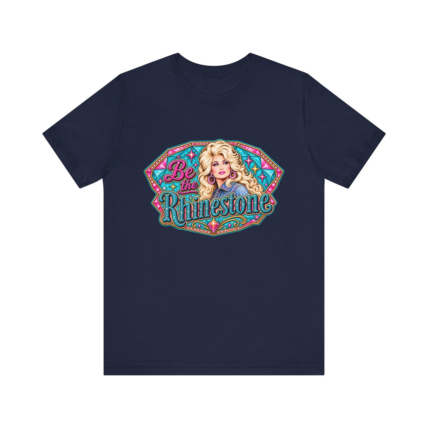 Be the Rhinestone T-Shirt | Retro Country Cowgirl Illustration