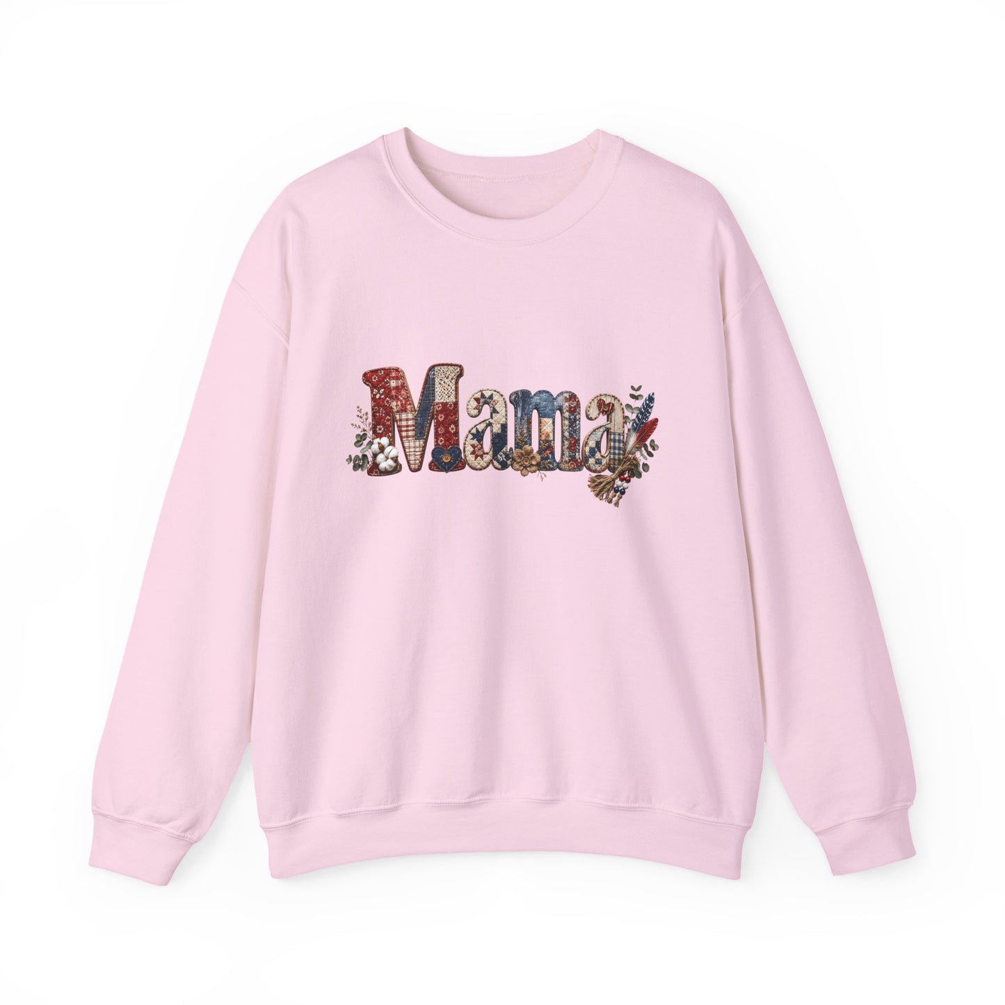 Mama Floral Letters Sweatshirt