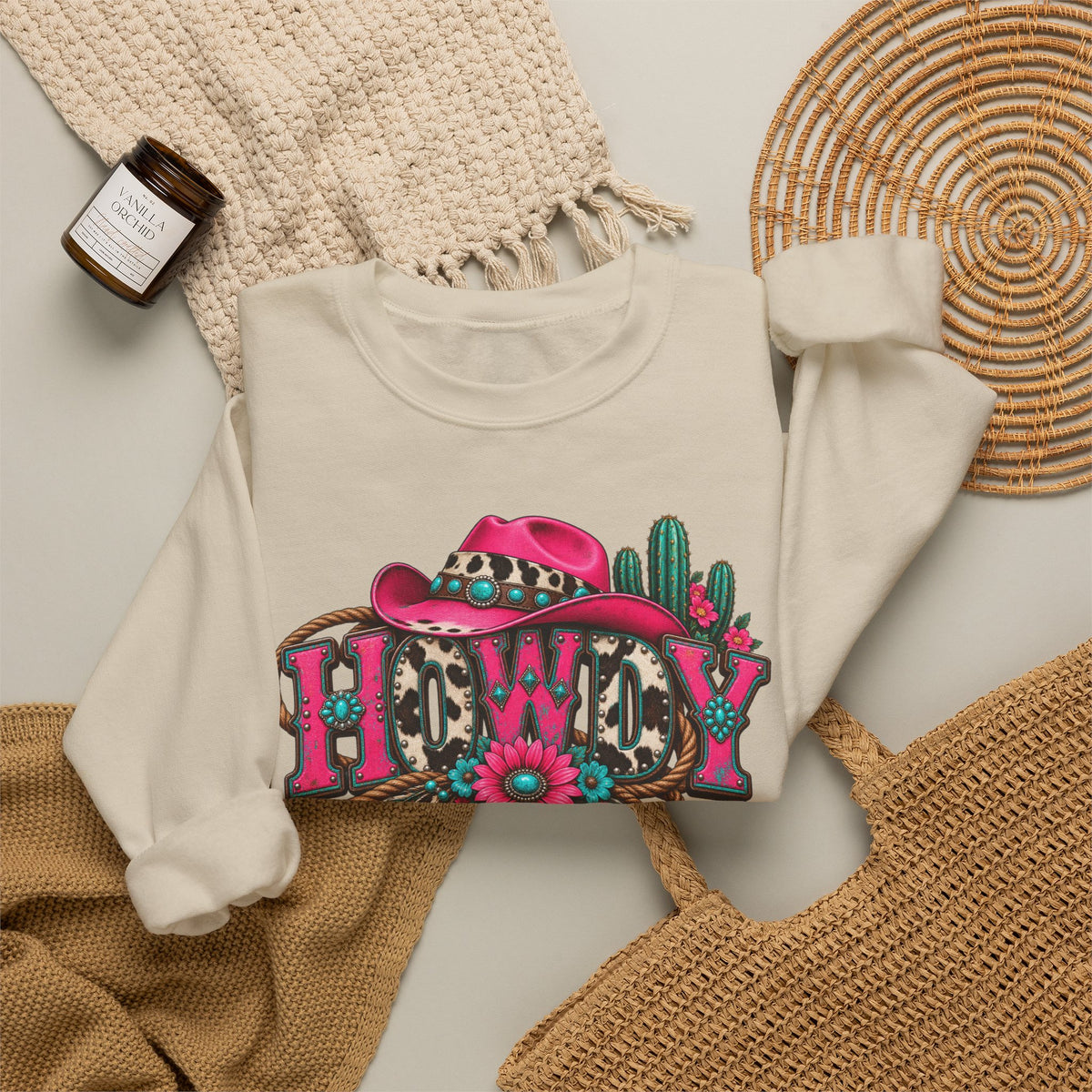 Crewneck Western Howdy