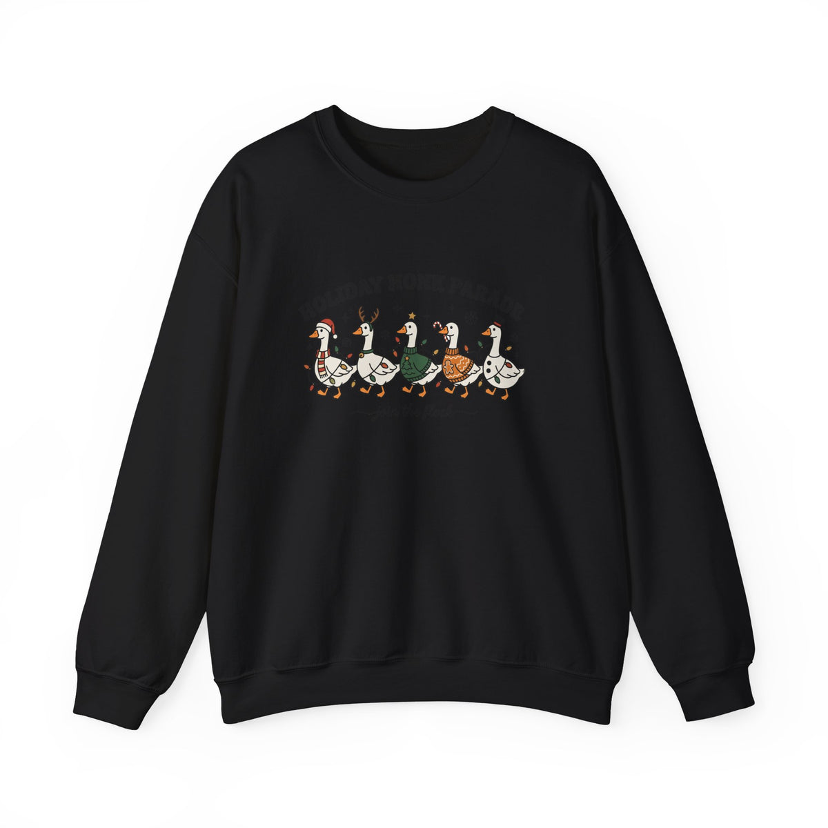 Holiday Goose Parade Sweatshirt, Festive Goose Crewneck