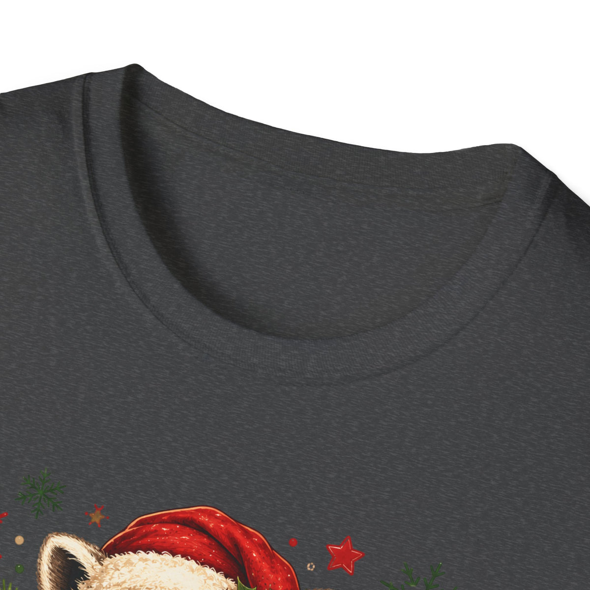 Merry Christmas Raccoon Graphic T-Shirt
