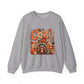 Cozy Raccoon Fall Crewneck Sweatshirt | Autumn Pumpkin Leaves