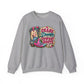 Crewneck Sweatshirt - "Chase Dreams in Cowboy Boots" Retro Western Graphic