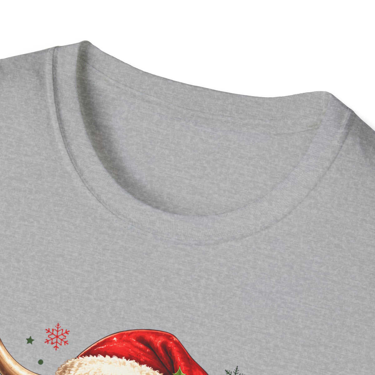 Merry Highland Cow Christmas Graphic T-Shirt