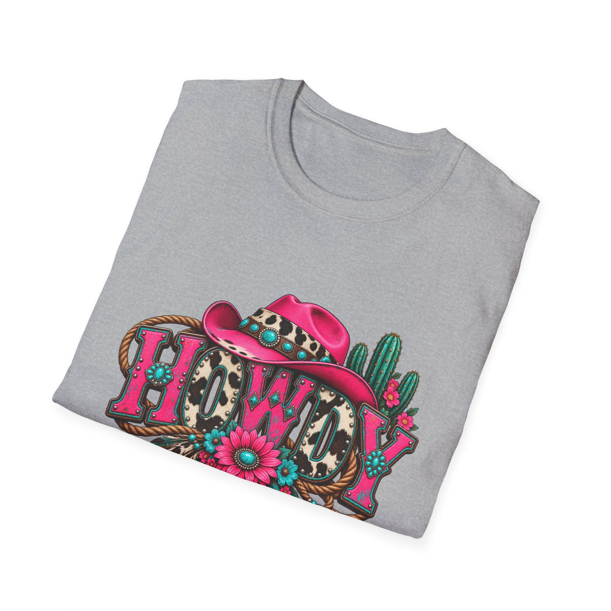 Howdy Floral  Graphic T-Shirt
