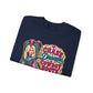 Crewneck Sweatshirt - "Chase Dreams in Cowboy Boots" Retro Western Graphic
