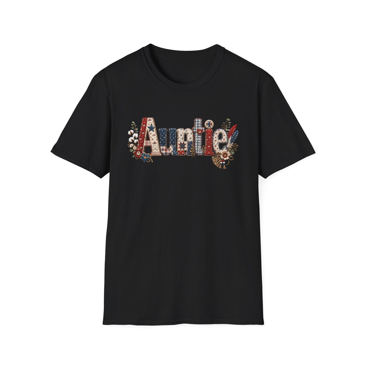 Auntie Floral Graphic T-Shirt