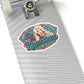 Be the Rhinestone Sticker | Retro Glam Dolly Portrait Kiss-Cut Sticker