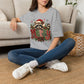 Merry Christmas Raccoon Graphic T-Shirt