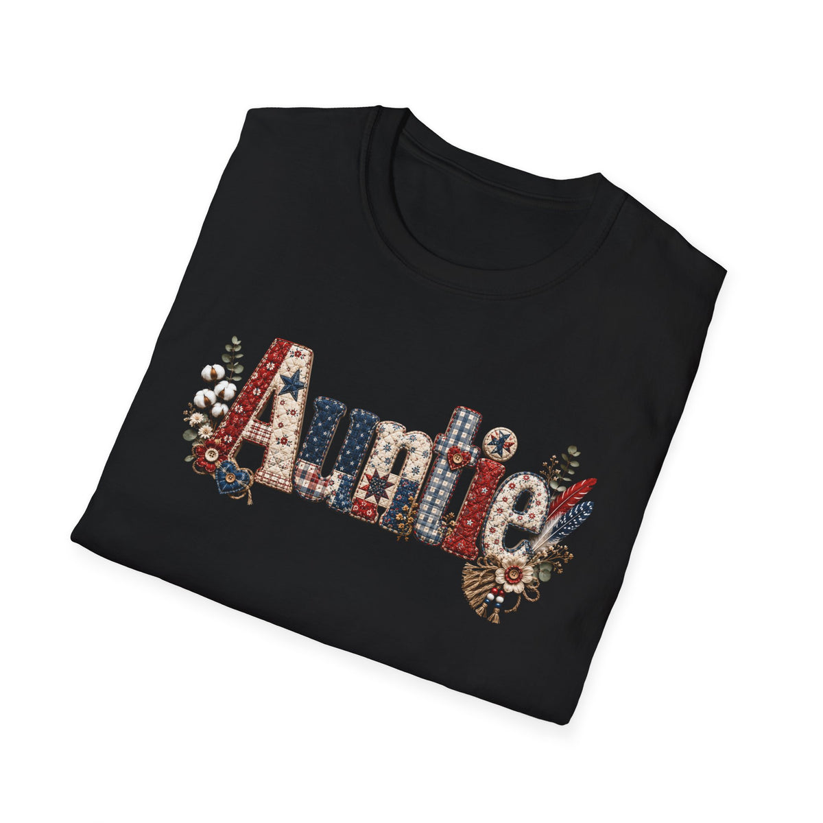 Auntie Floral Graphic T-Shirt