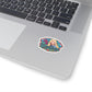 Be the Rhinestone Sticker | Retro Glam Dolly Portrait Kiss-Cut Sticker