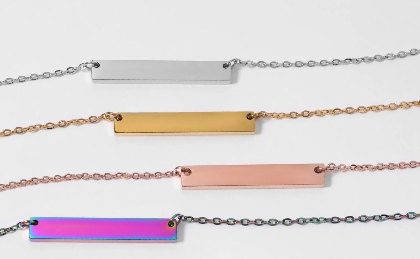 Stainless Steel Bar Necklace