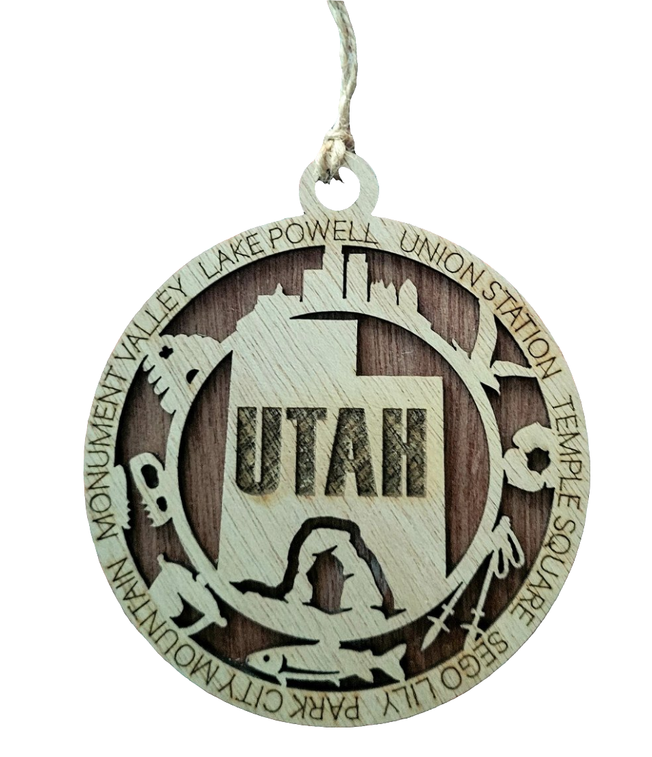 Utah Ornament