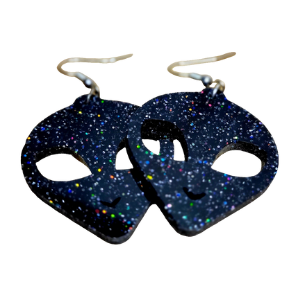 Alien Novelty Acrylic Earrings