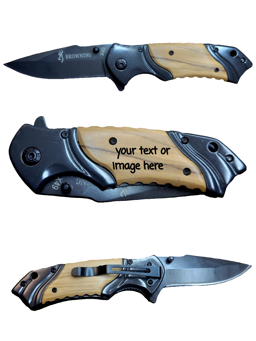 Browning Pocket Knife - Custom Engraved