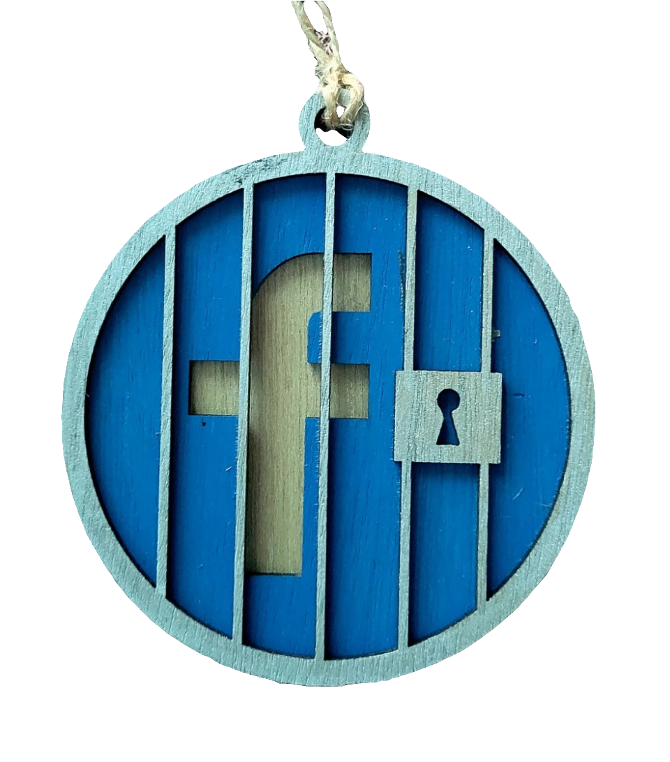 Facebook Jail Ornament