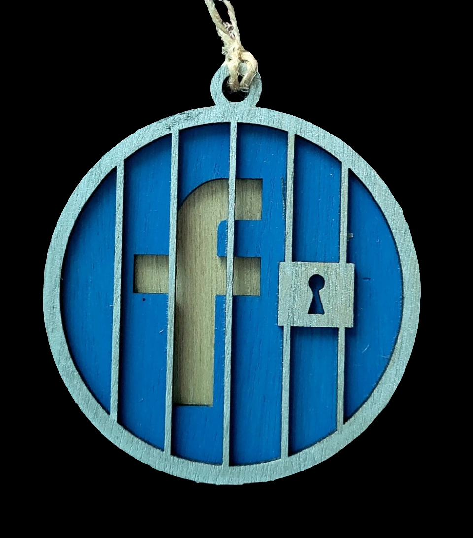 Facebook Jail Ornament