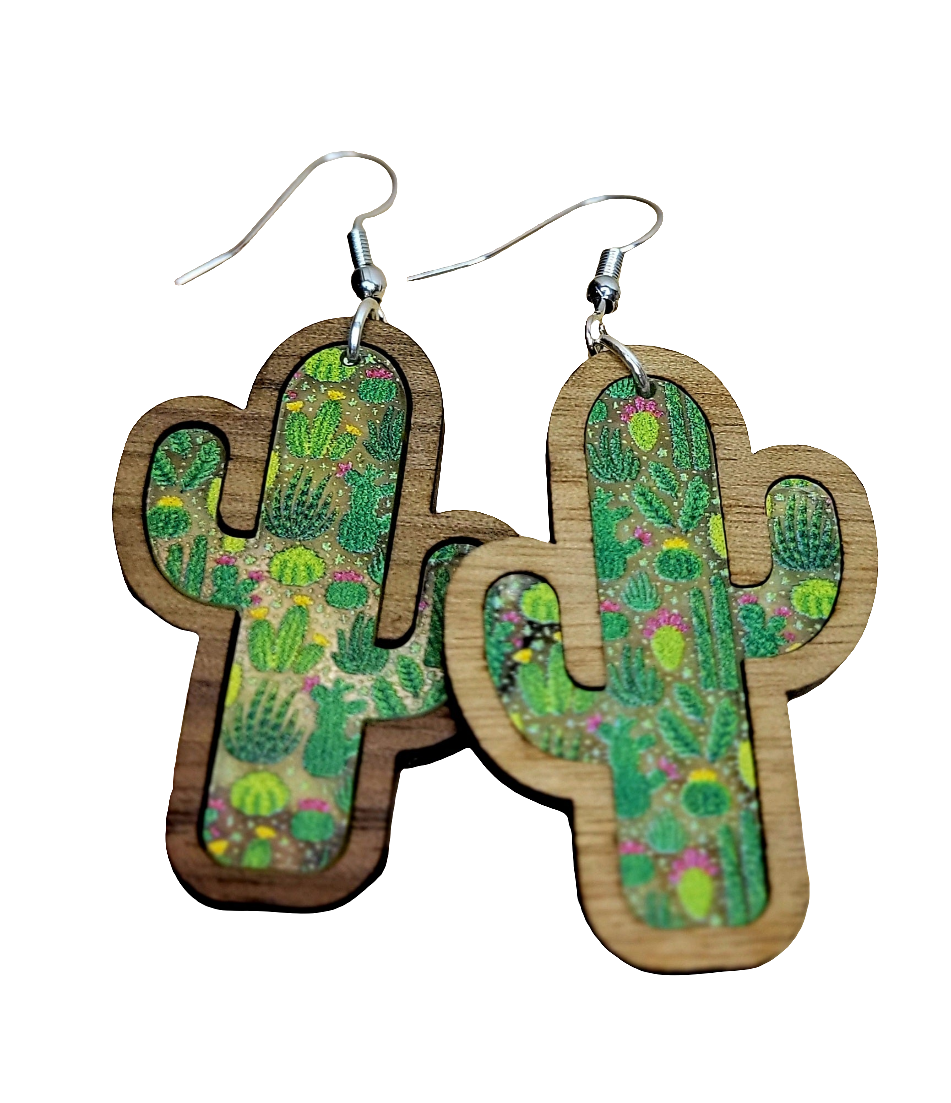 Cactus Novelty Earrings