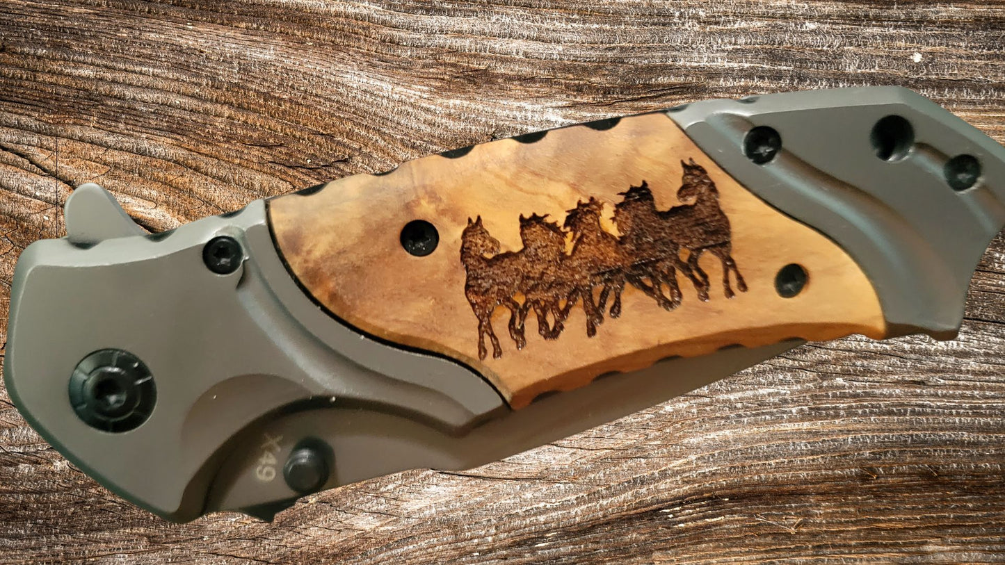 Browning Pocket Knife - Custom Engraved