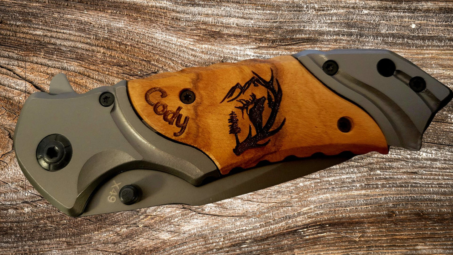 Browning Pocket Knife - Custom Engraved