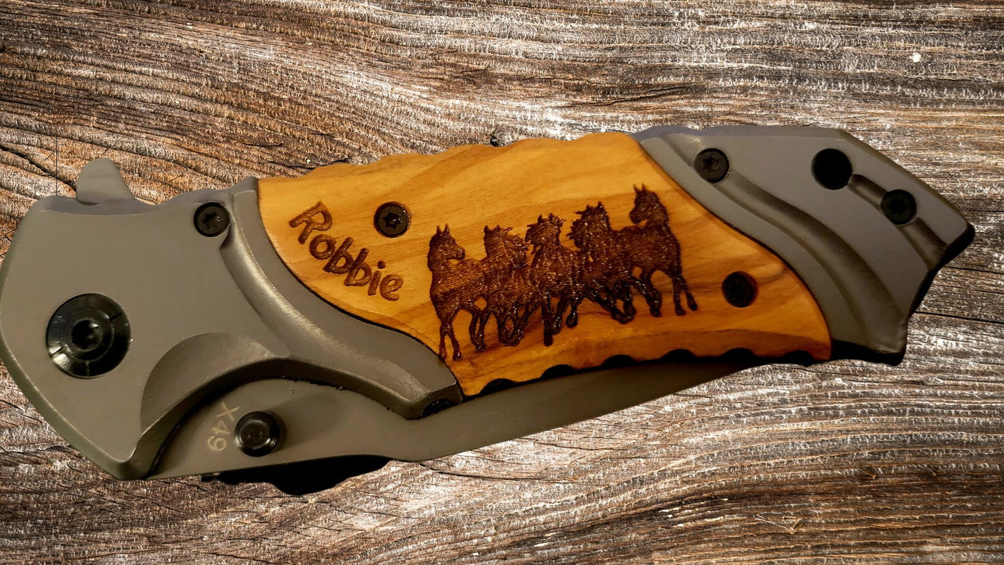 Browning Pocket Knife - Custom Engraved