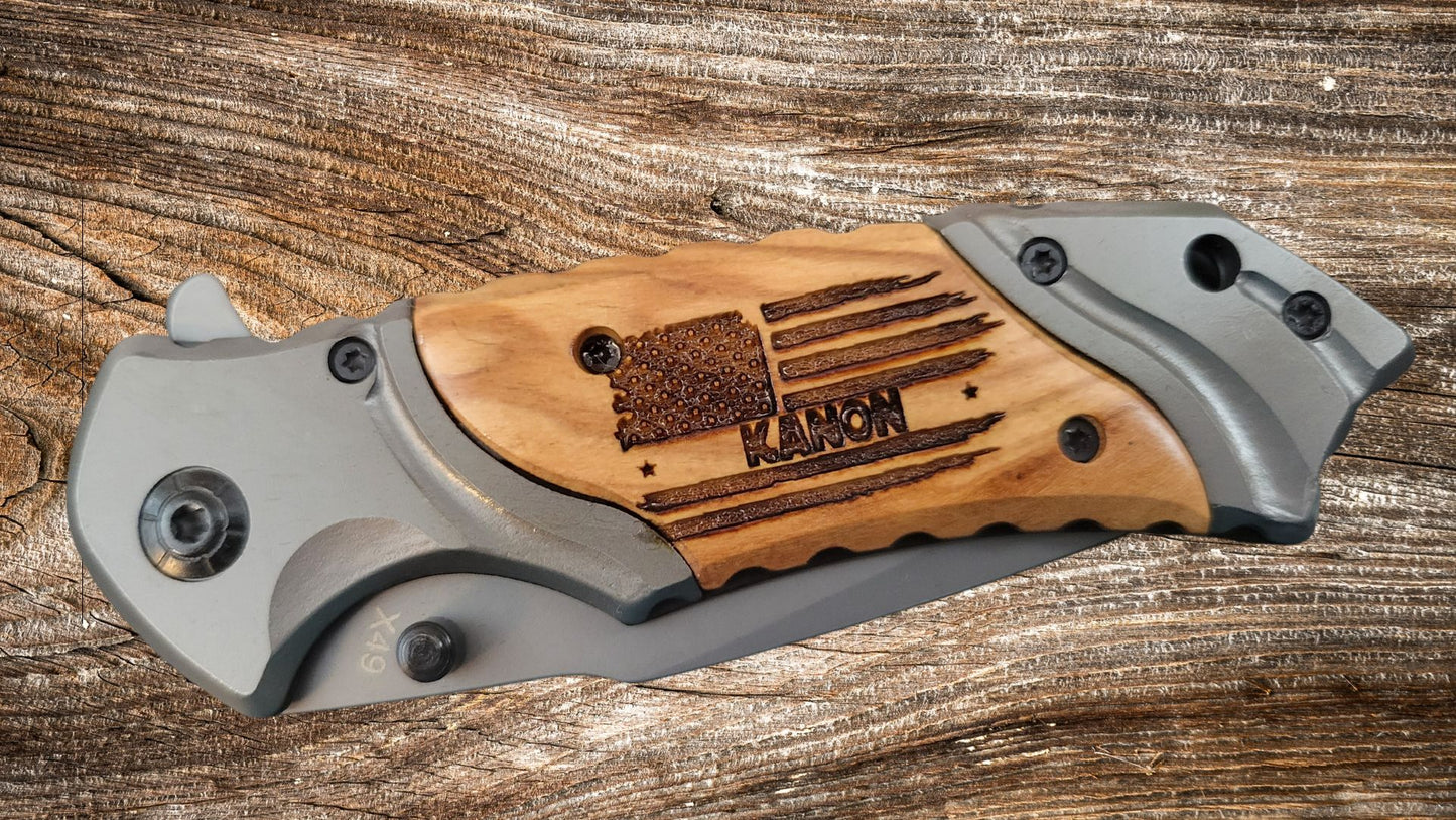 Browning Pocket Knife - Custom Engraved