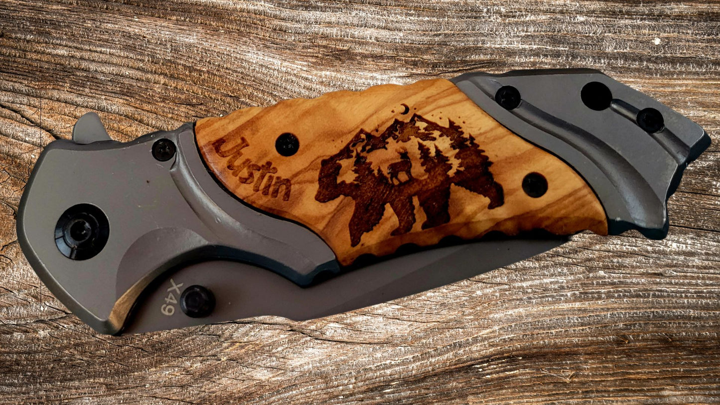 Browning Pocket Knife - Custom Engraved