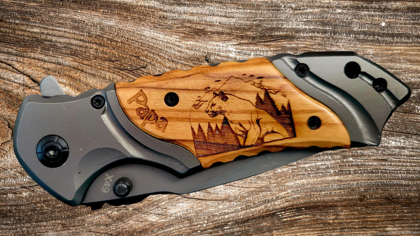 Browning Pocket Knife - Custom Engraved