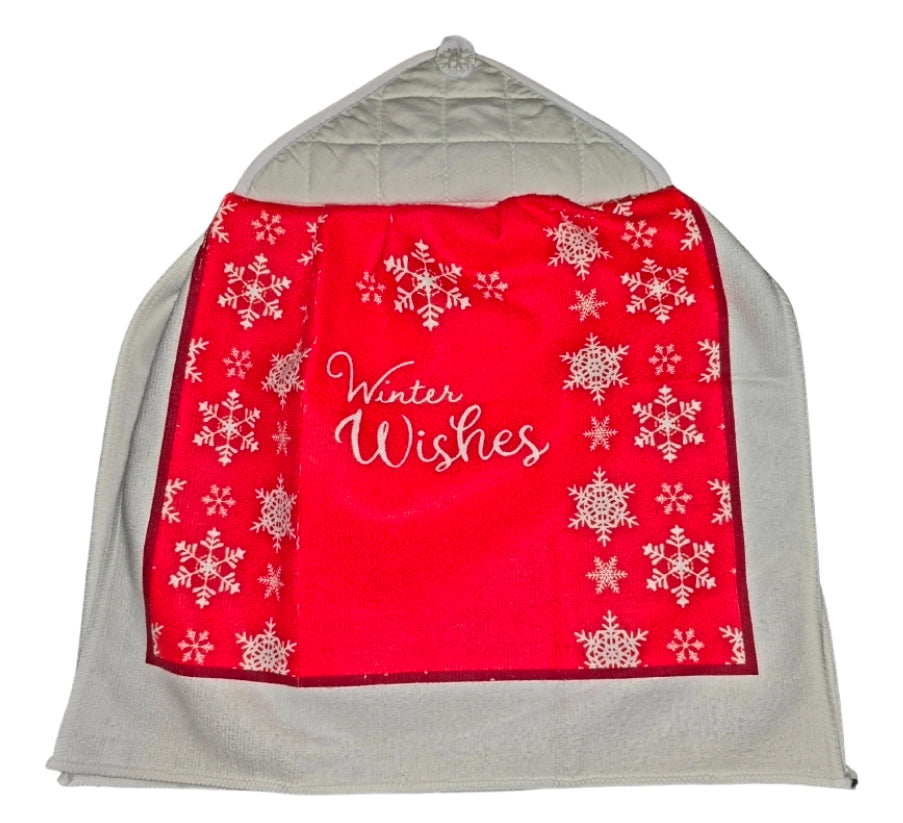 Hanging kitchen hand towel