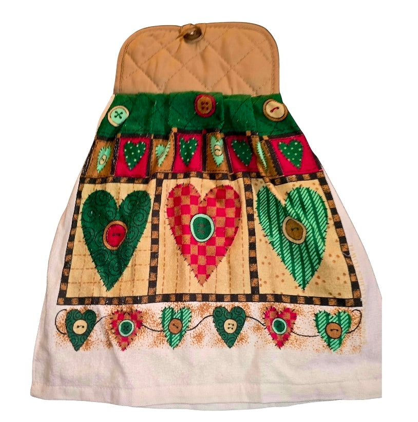 Hanging kitchen hand towel