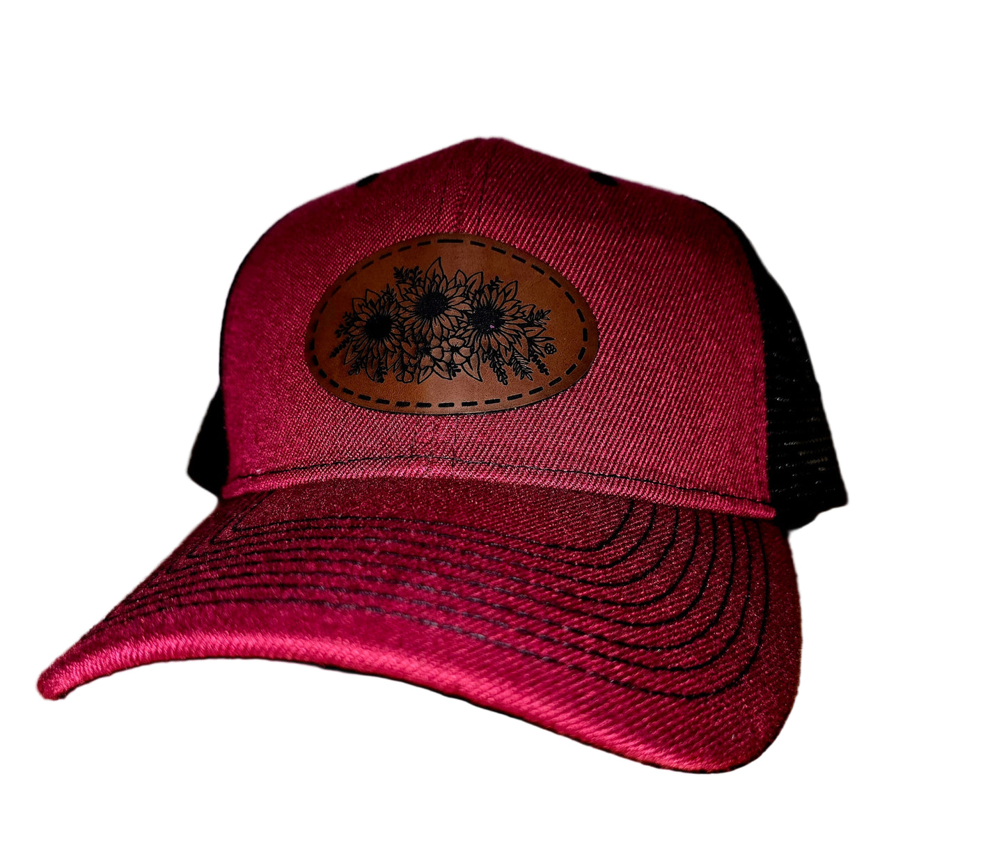 Custom Trucker hat with personalized hat patch
