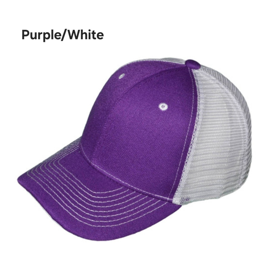 Custom Trucker hat with personalized hat patch