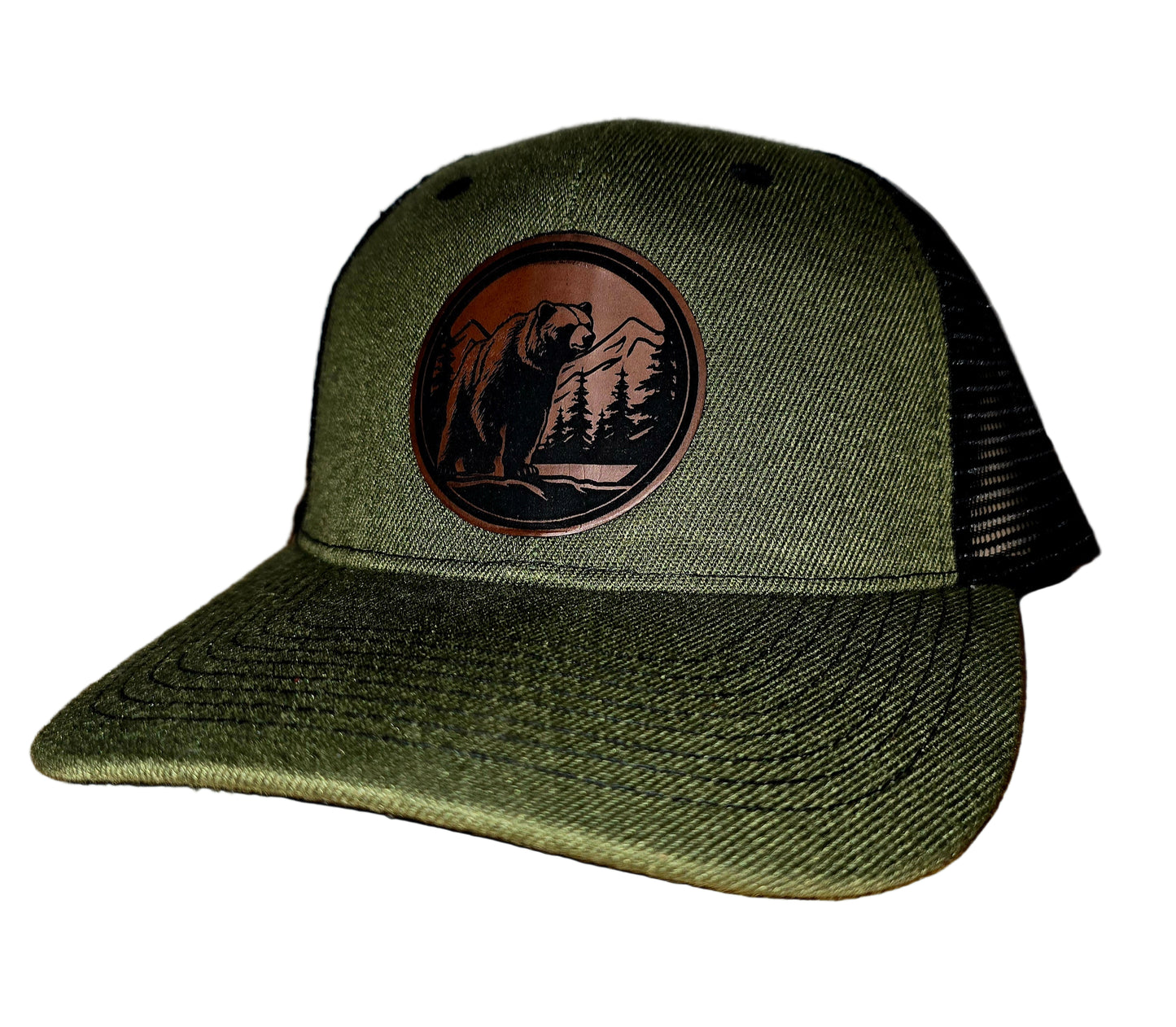 Custom Trucker hat with personalized hat patch