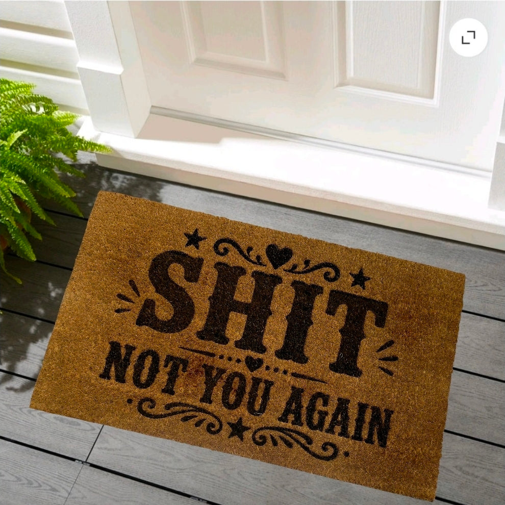 Engraved Coir Rug
