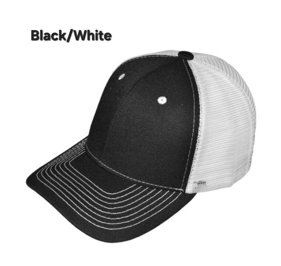 Custom Trucker hat with personalized hat patch