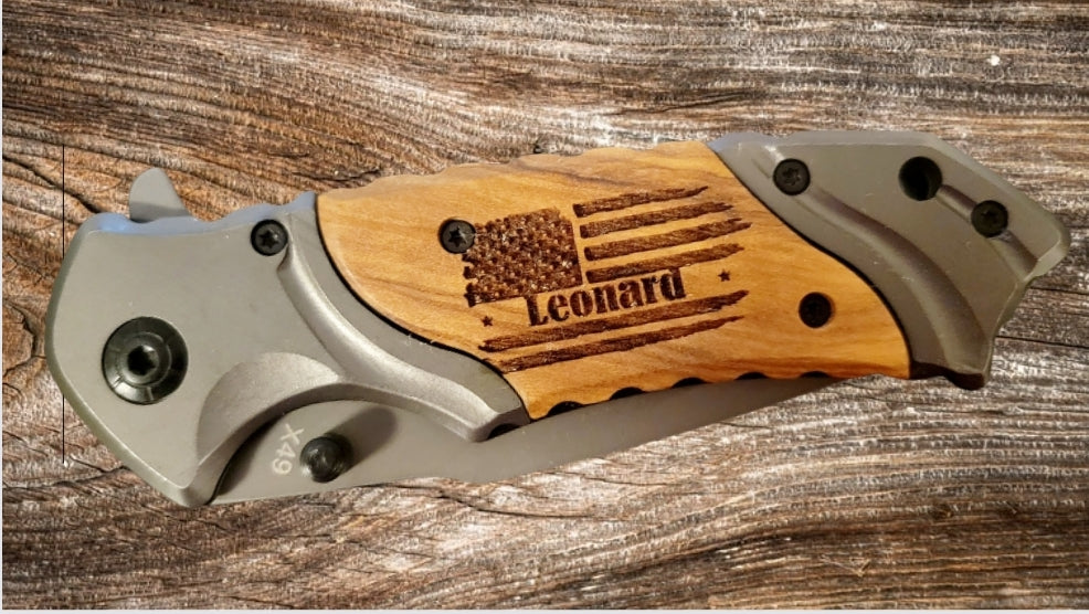 Browning Pocket Knife - Custom Engraved