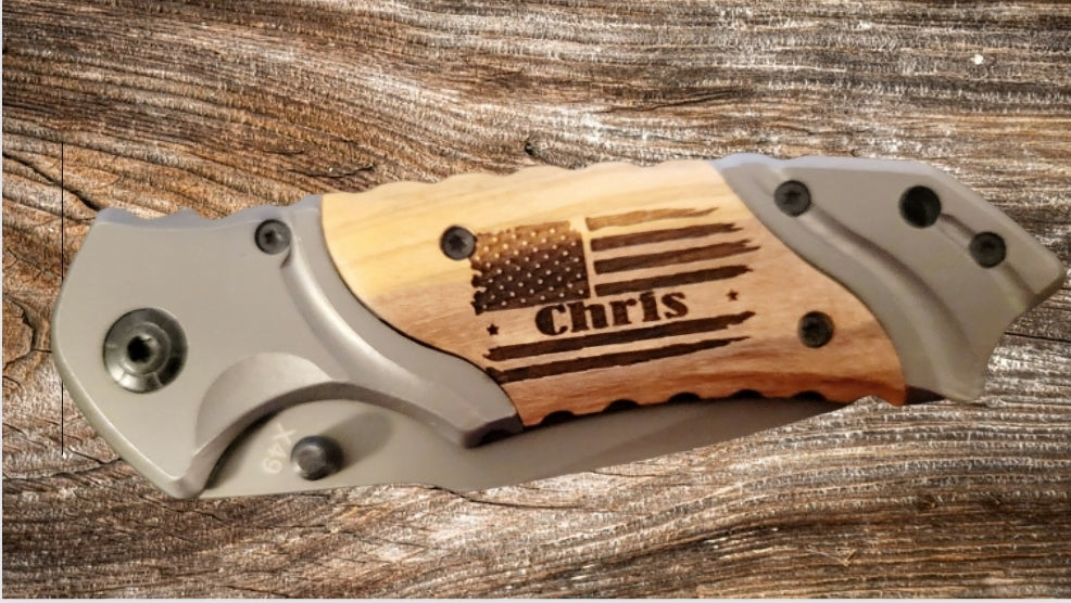 Browning Pocket Knife - Custom Engraved