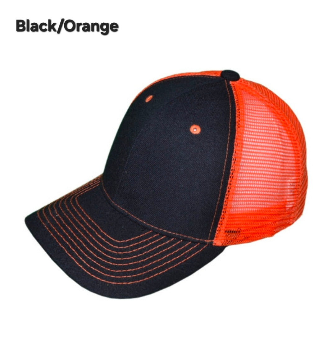 Custom Trucker hat with personalized hat patch