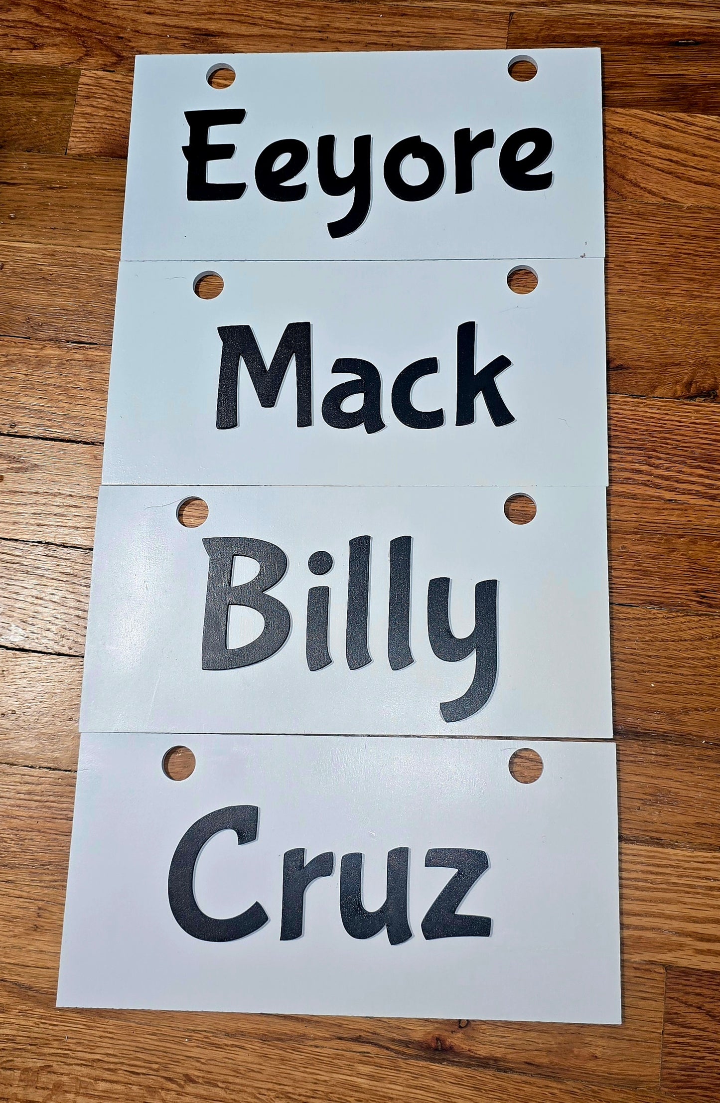 Ear tag Stock show name board