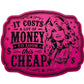 Dolly inspired leatherette patch