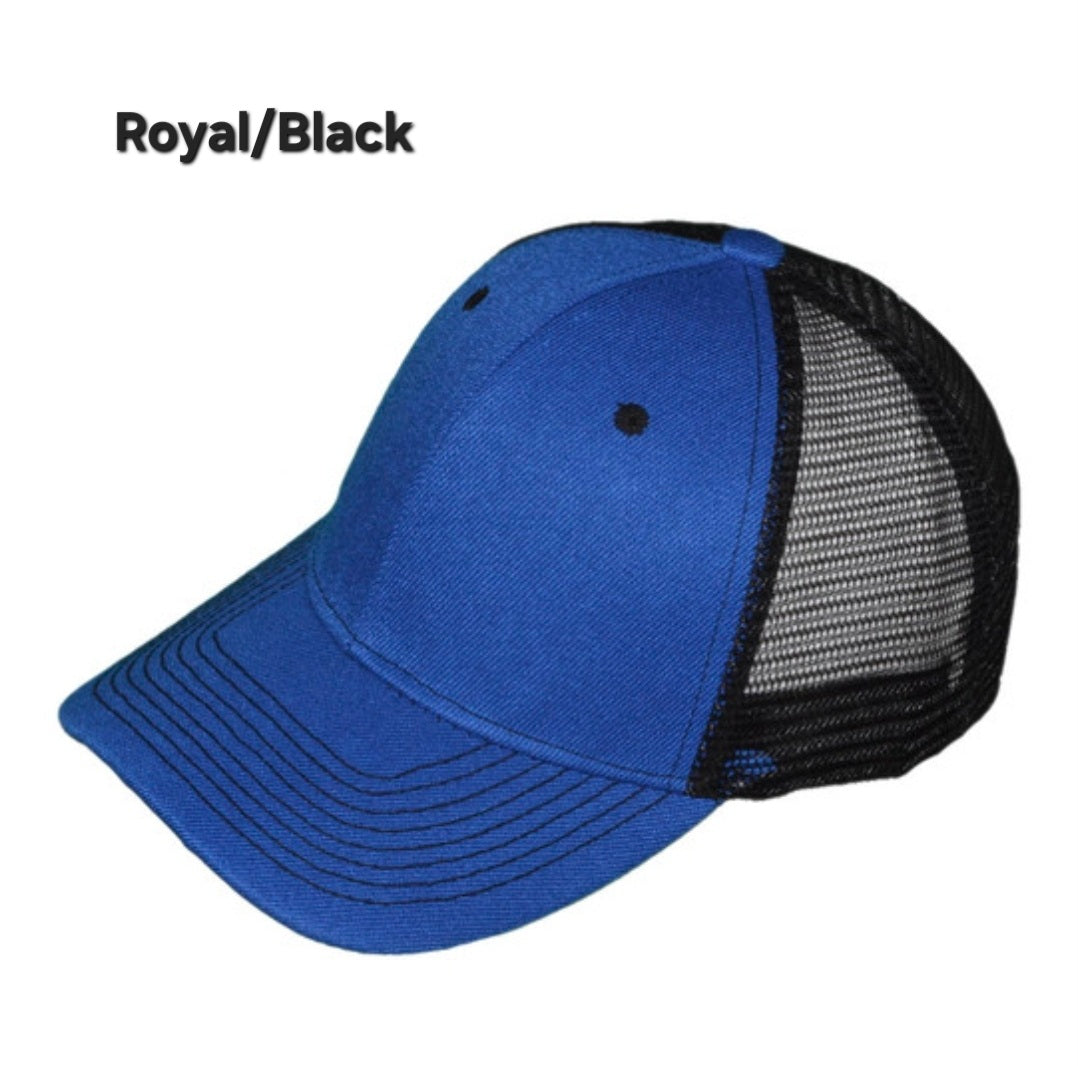 Custom Trucker hat with personalized hat patch