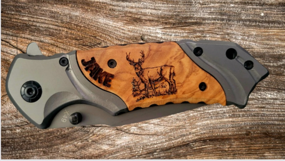 Browning Pocket Knife - Custom Engraved