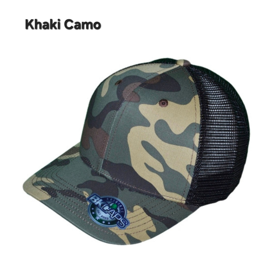 Custom Trucker hat with personalized hat patch