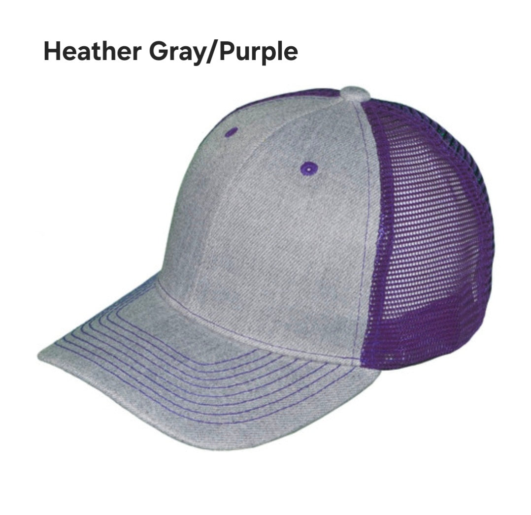 Custom Trucker hat with personalized hat patch