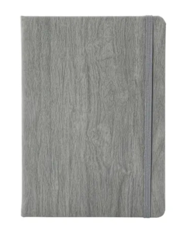 Wood Printed Journal bundle: includes beaded pen