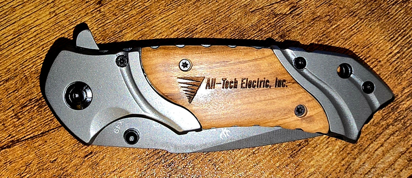 Custom Engraved Browning Pocket Knife -  x49, x50, or FA15