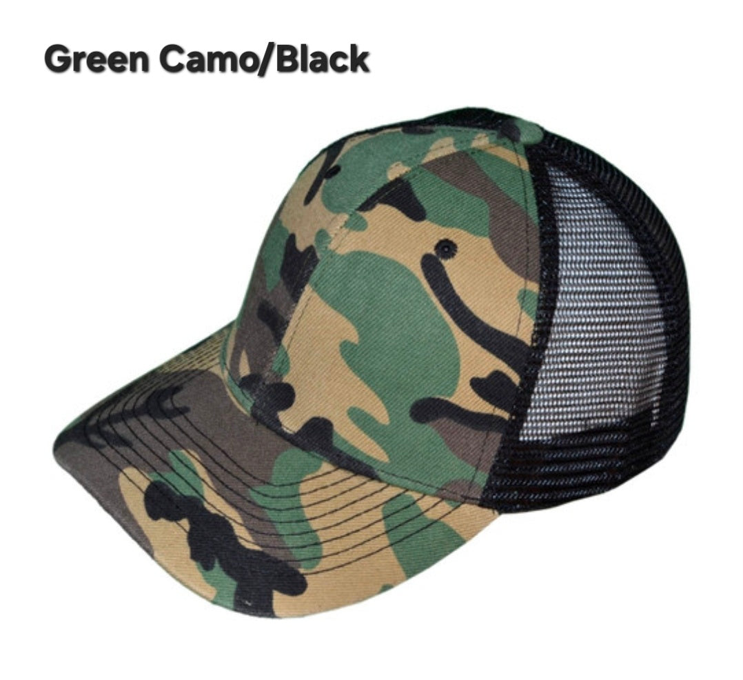 Custom Trucker hat with personalized hat patch