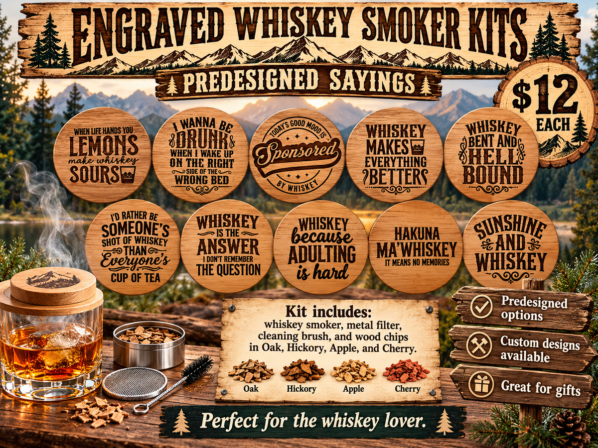 Whiskey smoker kit