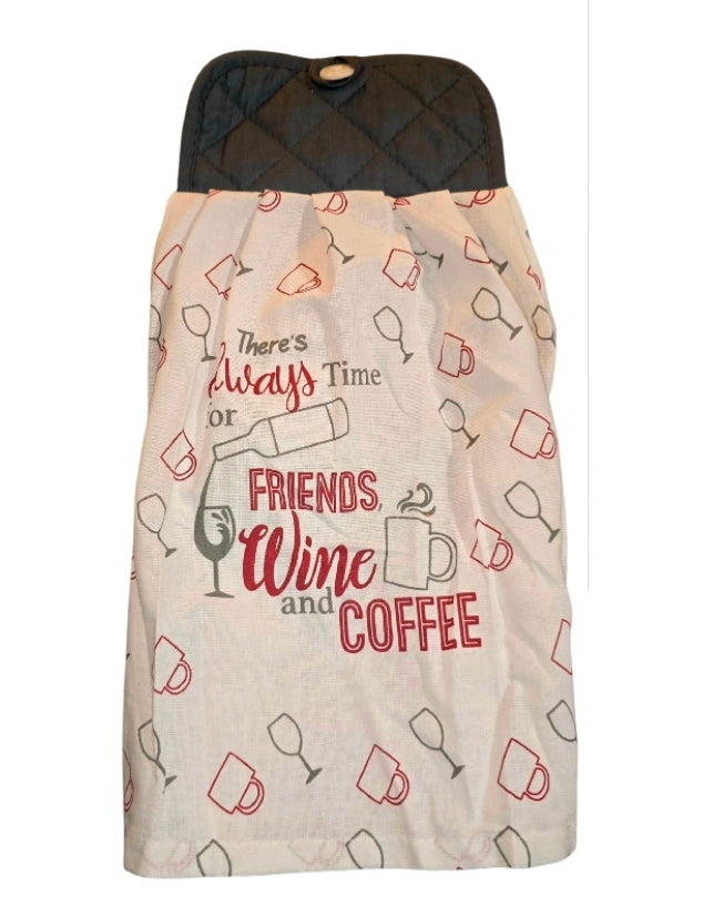 Hanging kitchen hand towel